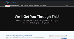 Desktop Screenshot of perrla.com