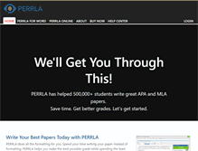 Tablet Screenshot of perrla.com